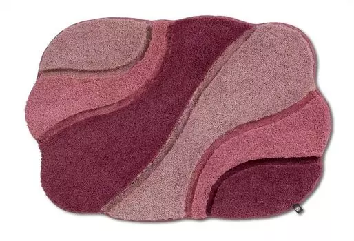 Коврик для ванной Rhomtuft ambiance овальный 60 x 90 см цвет лиловый/гибис/магнолия