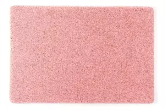 Коврик для ванной Rhomtuft Aspect прямоугольный 50х60см цвет розовый кварц