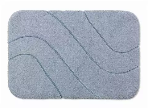 Коврик для ванной Rhomtuft Bahama прямоугольный 70 х 120 см цвет аквамарин
