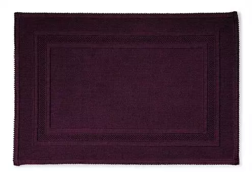 Коврик для ванной Rhomtuft Gala квадратный 50 x 70 см цвет ягода, красный