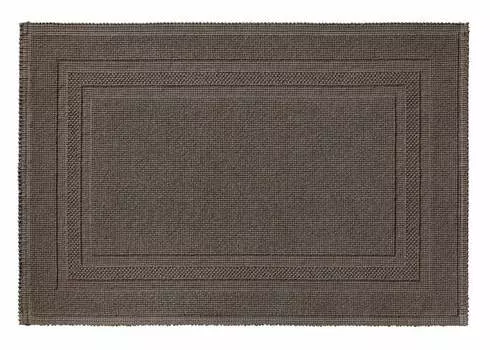Коврик для ванной Rhomtuft Gala квадратный 50 x 70 см цвет серо-коричневый