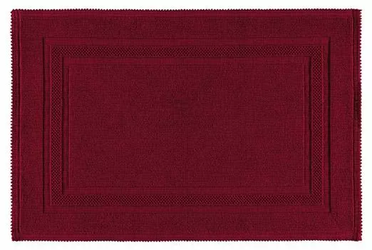 Коврик для ванной Rhomtuft Gala квадратный 70 x 120 см цвет кардинал, красный