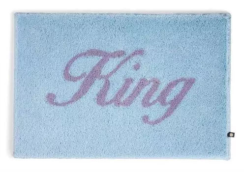 Коврик для ванной Rhomtuft King Square 60 x 60 см цвет воздух/аметист