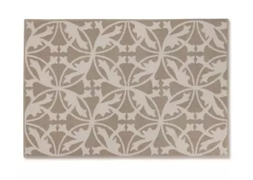 Коврик для ванной Rhomtuft Mauro квадратный 60 x 90 см цвет натуральный белый