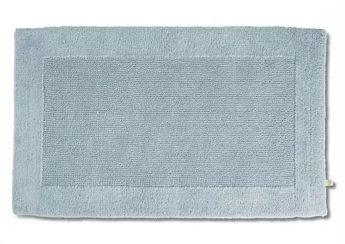 Коврик для ванной Rhomtuft Prestige квадратный 45 x 60 см цвет аквамарин, синий