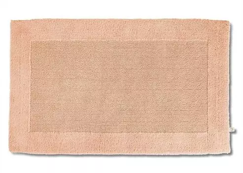 Коврик для ванной Rhomtuft Prestige квадратный 50 x 75 см цвет персиковый