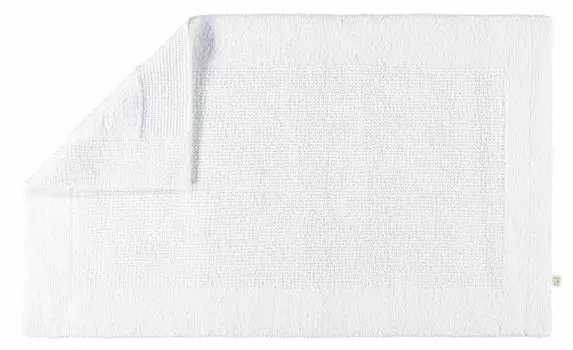 Коврик для ванной Rhomtuft Prestige квадратный 60 x 100 см цвет белый