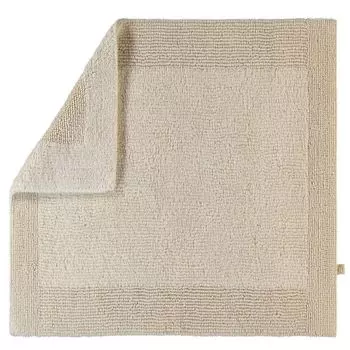 Коврик для ванной Rhomtuft Prestige квадратный 60 x 60 см цвет натуральный жасмин, серый