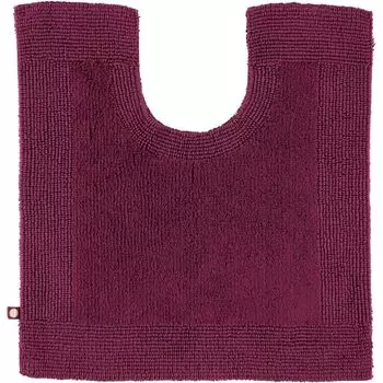 Коврик для ванной Rhomtuft Prestige квадратный 60х60см цвет ягода, красный