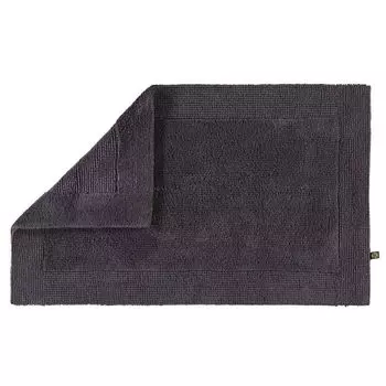 Коврик для ванной Rhomtuft Prestige квадратный 70 x 130 см цвет олово, серый