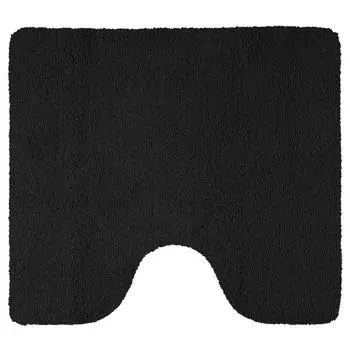 Коврик для ванной Rhomtuft с квадратной каймой. квадратный 55 х 60 см цвет черный