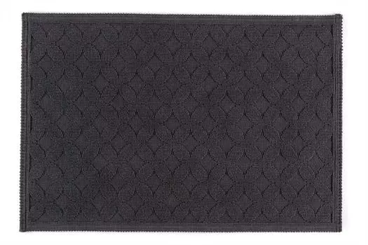 Коврик для ванной Rhomtuft Seaside квадратный 50 x 70 см цвет олово