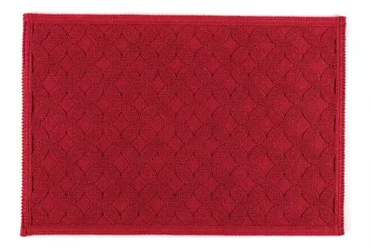 Коврик для ванной Rhomtuft Seaside квадратный 70 x 120 см цвет кардинал, красный
