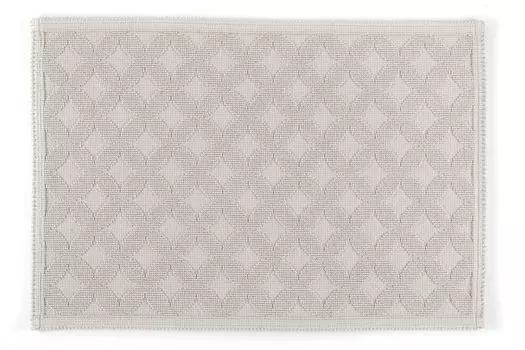 Коврик для ванной Rhomtuft Seaside квадратный 70 x 120 см цвет жемчужно-серый