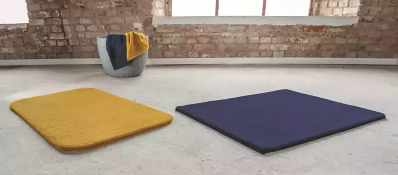 Коврик для ванной RHOMTUFT, синий