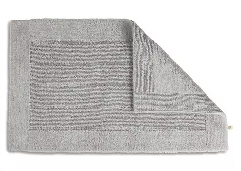 Коврик для ванной RHOMYhome из хлопка SELECT размер 70 x 120 см цвет жемчужно-серый RHOMTUFT, черный