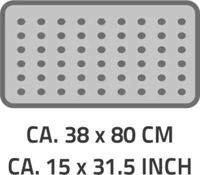 Коврик для ванной Ridder, черный