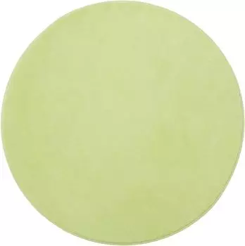 Коврик для ванной Rio премиум-класса из микрофибры нескользящий коврик для ванной комнаты 110 см круглый - салатовый (83) Goezze GmbH