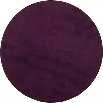 Коврик для ванной Rio премиум-класса из микрофибры нескользящий коврик для ванной комнаты 110 см круглый - ягодный (40) Goezze GmbH