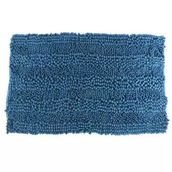 Коврик для ванной с нескользящей изнанкой синель 50х80 см Marabella, синий