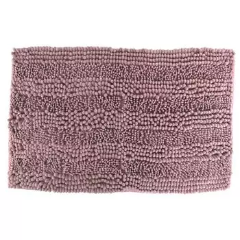 Коврик для ванной с нескользящей изнанкой синель 50х80 см Marabella, розовый