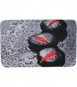 Коврик для ванной SANILO Elegance 70x110 cm, 70x1,5x110 см, черный