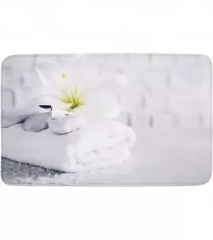 Коврик для ванной SANILO Good Feeling 50x80 cm, 50x1,5x80 см, белый