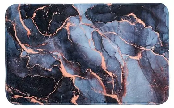Коврик для ванной SANILO Marmor Abstrakt 50x80 cm, 50x1,5x80 см, серый