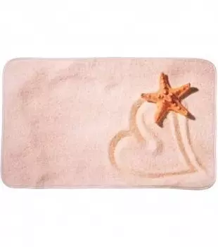 Коврик для ванной SANILO Sandy 50x80 cm, 50x1,5x80 см, коричневый