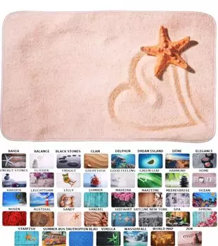 Коврик для ванной SANILO Sandy 70 x 110 см, бежевый