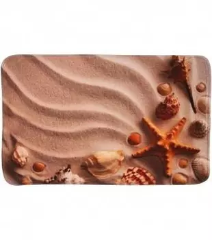 Коврик для ванной SANILO Sanibel 50x80 cm, 50x1,5x80 см, коричневый