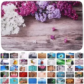 Коврик для ванной SANILO сиреневый 50 x 80 см, розовый