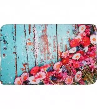 Коврик для ванной SANILO Spring 50x80 cm, 50x1,5x80 см, бирюзовый