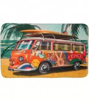 Коврик для ванной SANILO Summer Bus 50x80 cm, 50x1,5x80 см, оранжевый