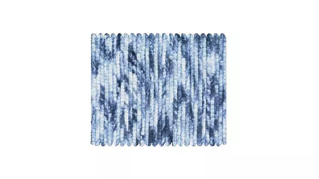 Коврик для ванной, синий