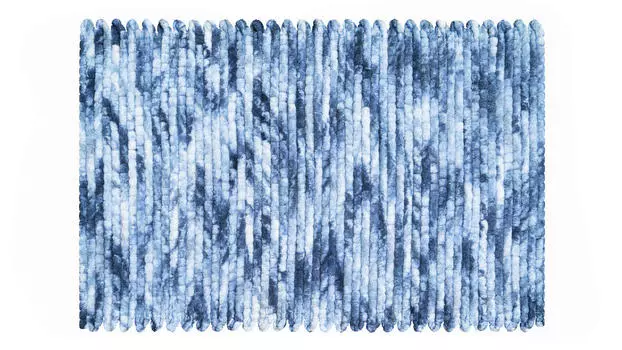 Коврик для ванной, синий