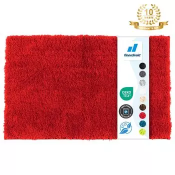 Коврик для ванной Sky нескользящий и быстросохнущий красный 70х120 см Floordirekt