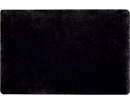 Коврик для ванной Spirella Коврик для душа Fino Supersoft с глубоким ворсом, моющийся, нескользящий коврик для ванной 60x90 см - черный