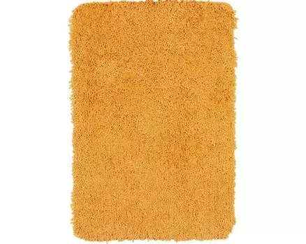 Коврик для ванной Spirella, коврик для ванной, коврик для душа, микрофибра, глубокий ворс пушистый | противоскользящий | подходит для полов с подогревом | 60x90см | Апельсин, оранжевый