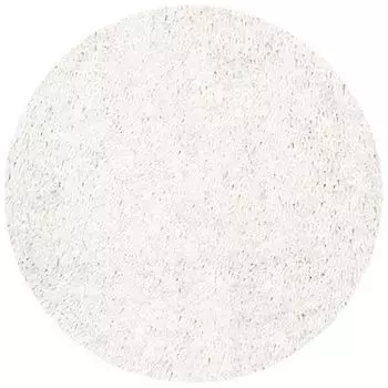 Коврик для ванной Spirella, коврик для ванной, коврик для душа, микрофибра, глубокий ворс пушистый | противоскользящий | подходит для полов с подогревом, круглый 60 см | Белый