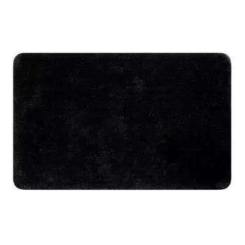 Коврик для ванной spirella, коврик для ванной "Rosario" черный, черный 50x80см, моющийся, противоскользящий, 100% микрофибра