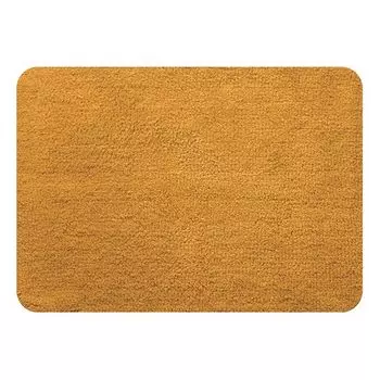 Коврик для ванной spirella, коврик для ванной "Campus" желтый сарфран, 50x70см, моющийся, противоскользящий, хлопок