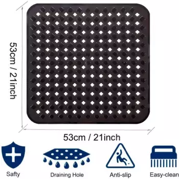 Коврик для ванной Stuttg, черный