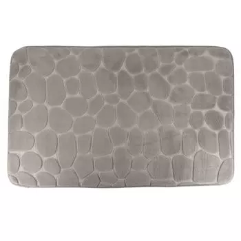 Коврик для ванной Tendance серый 50 см x 80 см x 0,8 см украшение для ванной комнаты Tendance Style