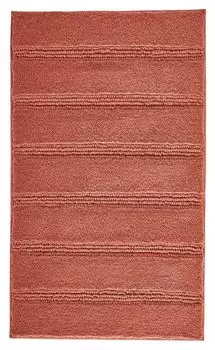 Коврик для ванной - терракота - полиэстер - 70 x 120 см Kleine Wolke, оранжевый