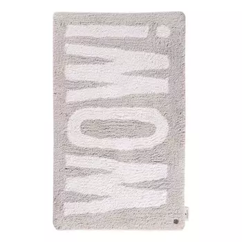 Коврик для ванной Tom Tailor Cotton Design WOW, 120 см, светло-серый