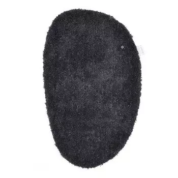 Коврик для ванной Tom Tailor Cozy Bath Uni Oval, 60x2,7x100 см, антрацитовый