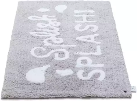 Коврик для ванной TOM TAILOR HOME "Cotton Splash" прямоугольный (60х100 см), серый