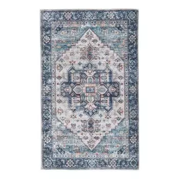 Коврик для ванной Tom Tailor Oriental Two, 0,5x100 см, бирюзовый