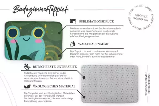 Коврик для ванной Tulup